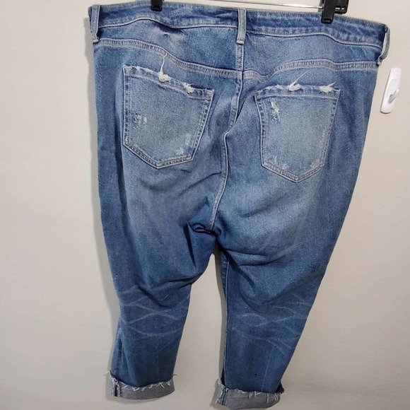 TORRID high rise straight distressed jeans plus - Picture 8 of 10